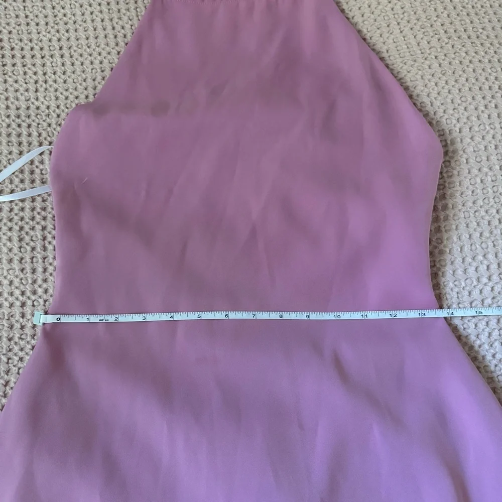 Superdown Pink Halter Mini Dress Size Small Backless Party Dress Revolve Brand - Picture 9 of 11